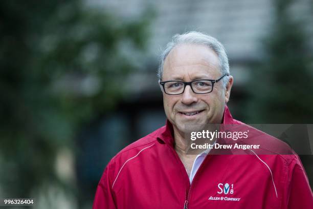 Film director Bill Siegel arrives for a morning session of the annual Allen & Company Sun Valley Conference, July 11, 2018 in Sun Valley, Idaho....