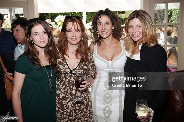 Madeline Deutch, Lea Thompson, Melina Kanakaredes, and Gigi Rice attend 2010 Festival of New American Musicals opening celebration on May 16, 2010 in...