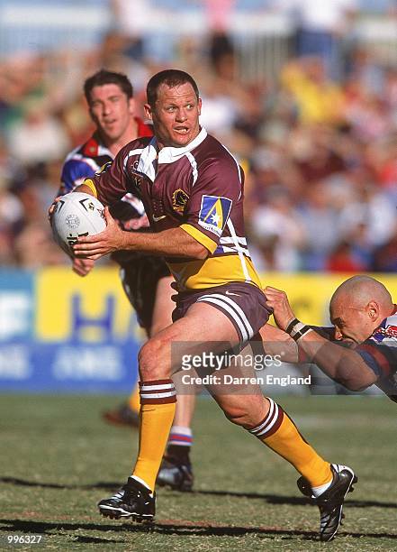 Kevin Walters for Brisbane in action during the round 19 NRL match played between the Brisbane Broncos and the New Zealand Warriors held at Carrara...