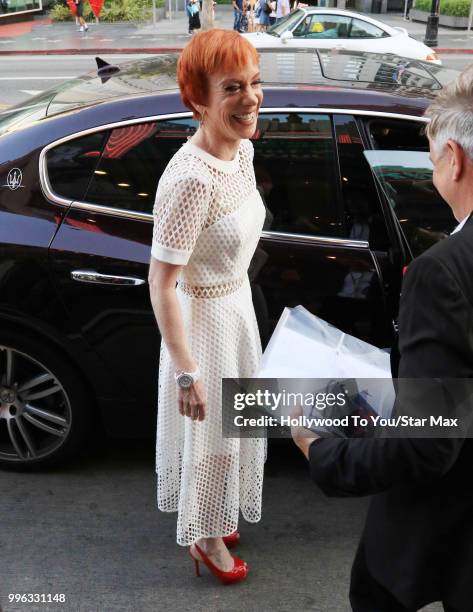 Kathy Griffin is seen on July 10, 2018 in Los Angeles, California.