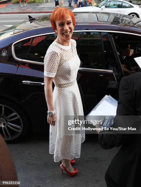 Kathy Griffin is seen on July 10, 2018 in Los Angeles, California.