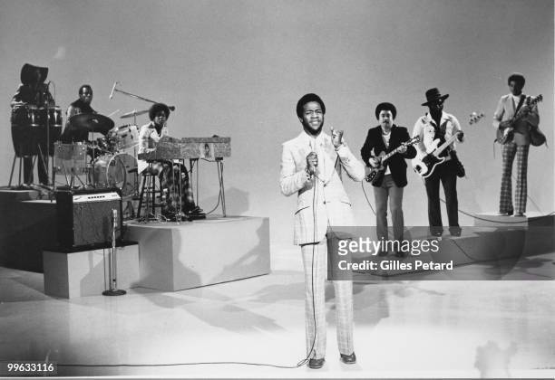 Al Green performs on the Mike Douglas Show on TV on January 18th 1973 in the United States.