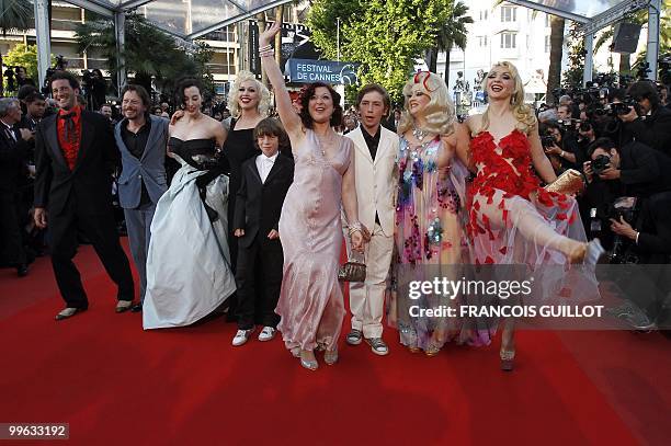 Actor Roky Roulette, French director and actor Mathieu Amalric, actress Evie Lovelle, actress Mimi Le Meaux, actress Kitten on the Keys, actress...