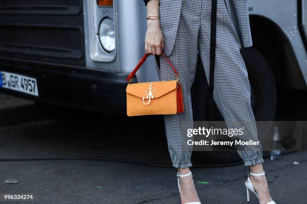 Caro Daur attends the Magazine Lauch Party on July 6, 2018 in Berlin, Germany. .