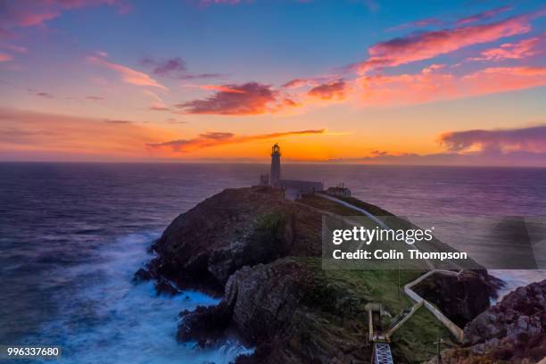Stack Point Sunset Cliff Top Sunset Photos and Premium High Res Pictures - Getty Images