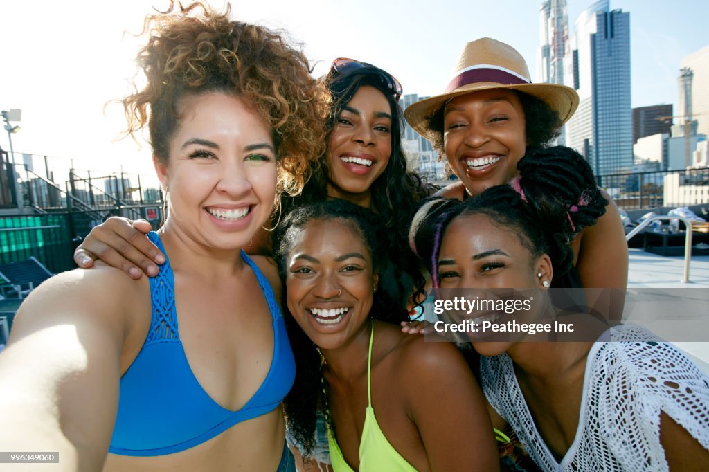 Women on rooftop
