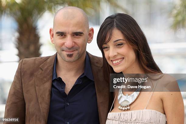 Director Pablo Trapero and Martina Gusman attend the "Carancho" Photocall at the Salon Diane at The Majestic during the 63rd Annual Cannes Film...