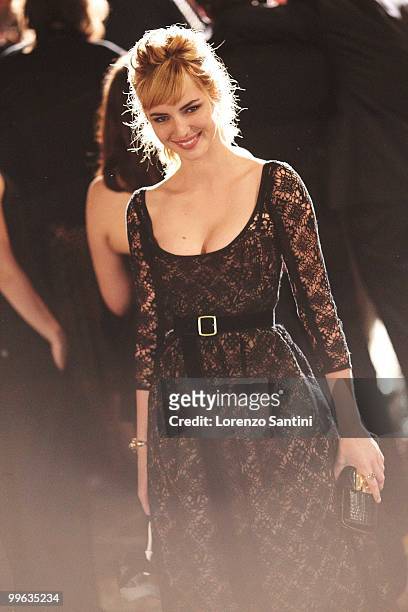 Louise Bourgoin attends the 'Black Heaven' Premiere held at the Palais des Festivals on May 16, 2010 in Cannes, France.