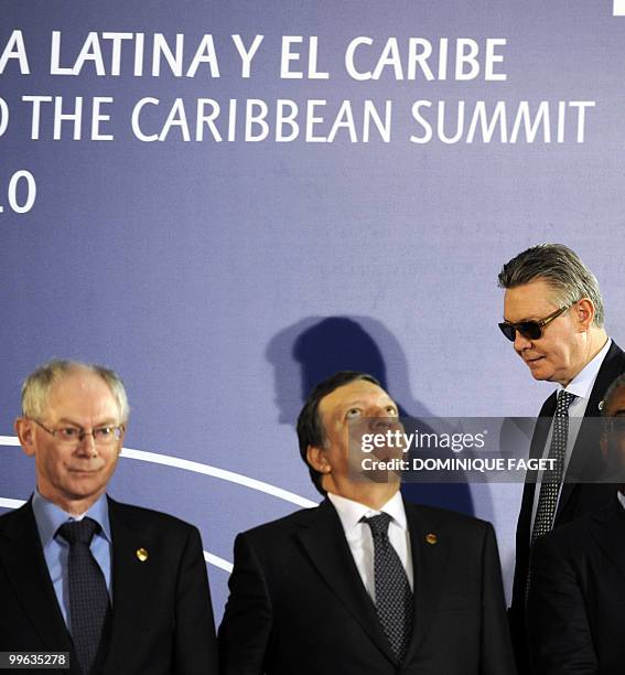 Trade Commissioner Karel De Gucht European Council President Herman Van Rompuy and President of the European Commission, Jose Manuel Durao Barroso...