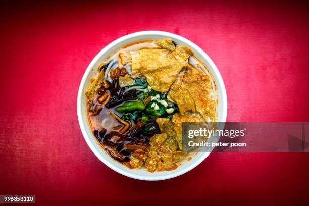 liuzhou river snail rice noodles - liuzhou stockfoto's en -beelden