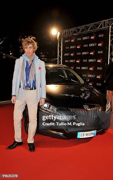 Leonardo Bongiorno attends the �Black Moon Benefit Gala� for the Mandela Foundation, hosted by Lancia on board of the �Signora del Vento� on May 15,...