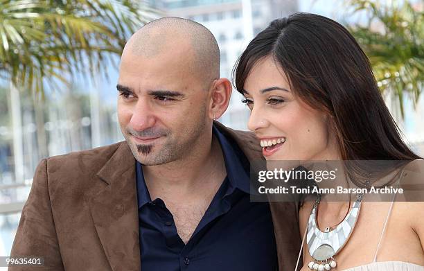 Director Pablo Trapero and actress Martina Gusman attend the 'Carancho' Photo Call held at the Palais des Festivals during the 63rd Annual...