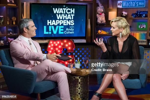 Pictured: Andy Cohen and Jane Krakowski --