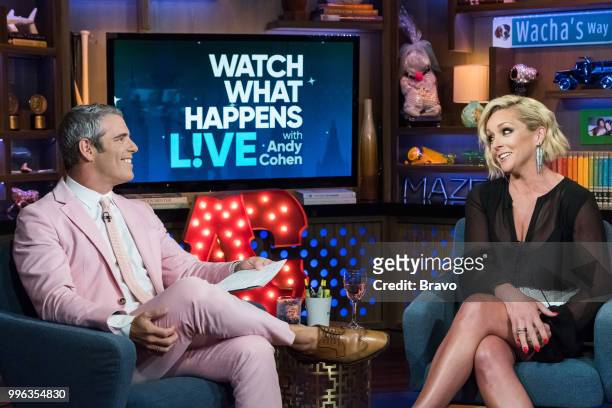 Pictured: Andy Cohen and Jane Krakowski --