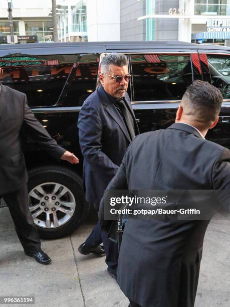 George Lopez is seen on July 10, 2018 in Los Angeles, California.