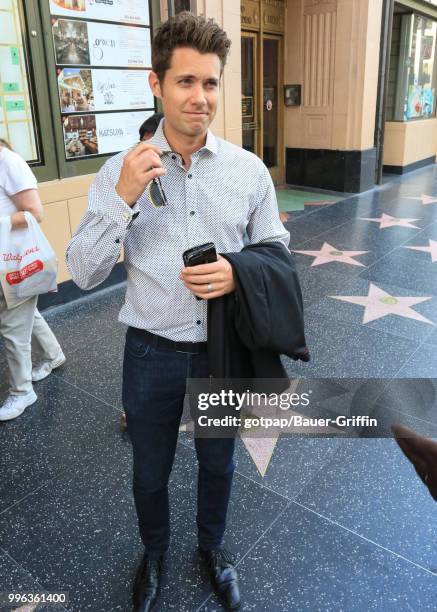 Drew Seeley is seen on July 10, 2018 in Los Angeles, California.