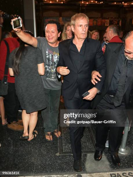 Michael Bolton is seen on July 10, 2018 in Los Angeles, California.