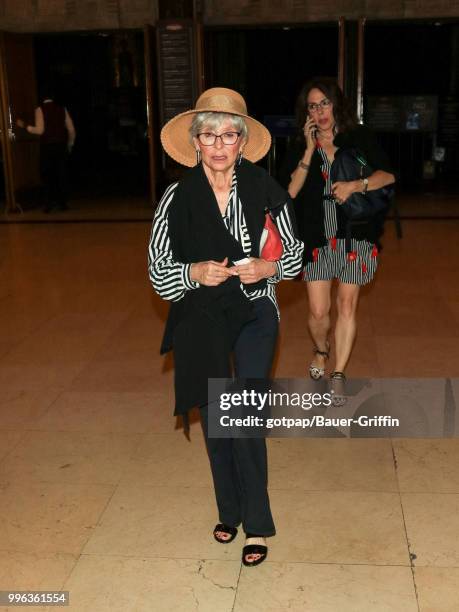 Rita Moreno is seen on July 10, 2018 in Los Angeles, California.