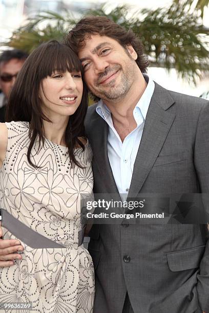 Actress Maricel Alvarez and actor Javier Bardem attend the 'Biutuful' Photo Call held at the Palais des Festivals during the 63rd Annual...