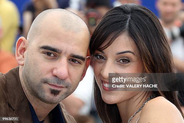 Argentinian actress Martina Gusman and Argentinian director Pablo Trapero pose during the photocall of "Carancho" presented in the Un Certain Regard...