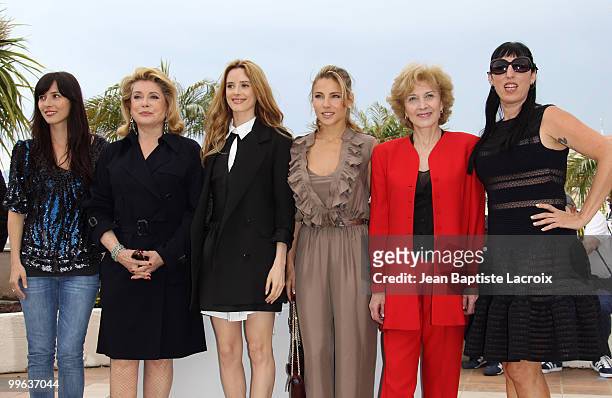 Barbara Goenaga, Catherine Deneuve, Pilar Lopez de Ayala, Elsa Pataky, Marisa Paredes and Rossy de Palma attends the "Homage to Spanish Cinema"...