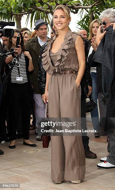 Elsa Pataky attends the "Homage to Spanish Cinema" Photocall held at the Palais des Festivals during the 63rd Annual International Cannes Film...