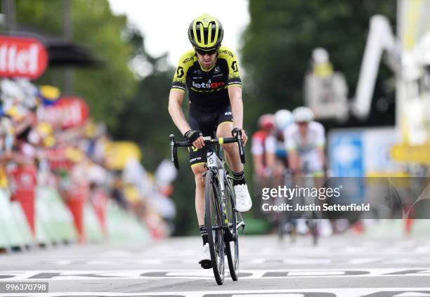 Arrival / Mikel Nieve of Spain and Team Mitchelton-Scott / during the 105th Tour de France 2018, Stage 5 a 204,5km stage from Lorient to Quimper /...