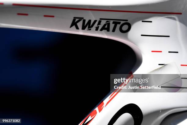 Start / Michal Kwiatkowski of Poland and Team Sky / Bike / Detail View / during the 105th Tour de France 2018, Stage 5 a 204,5km stage from Lorient...