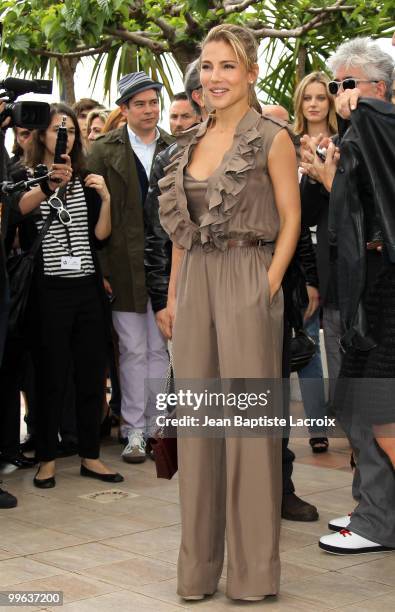 Elsa Pataky attends the "Homage to Spanish Cinema" Photocall held at the Palais des Festivals during the 63rd Annual International Cannes Film...