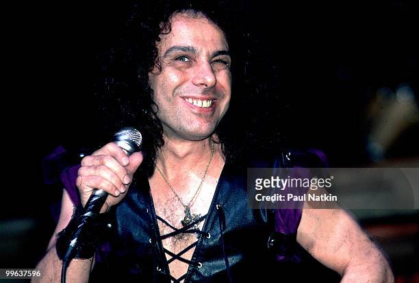 Ronnie James Dio on 2/19/88 in Chicago,Il.