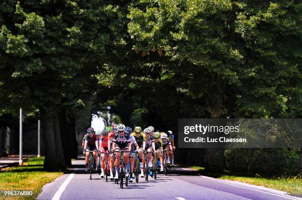 Eleonora van Dijk of The Netherlands and Team Sunweb / Gracie Elvin of Australia and Team Mitchelton-Scott / during the 29th Tour of Italy 2018 -...