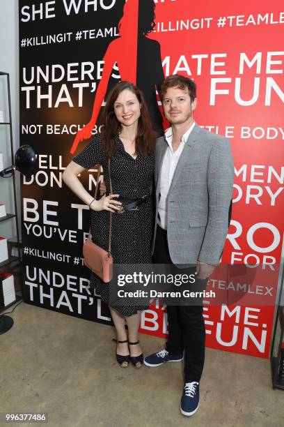 Sophie Ellis-Bextor and Richard Jones attend Asia Mackay's 'Killing It' book launch on July 11, 2018 in London, England.