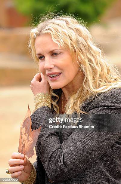 Daryl Hannah attends photocall at a luncheon where she will speak about Children's perceptions of Nature's influence on life on earth at London Zoo...