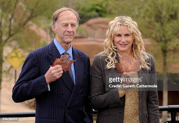 Sir Ranulph Fiennes and Daryl Hannah attend a photocall and luncheon where they will speak about Children's perceptions of Nature's influence on life...