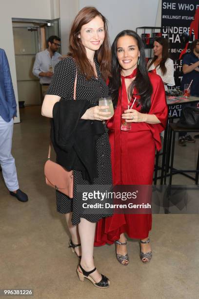 Sophie Ellis-Bextor and Asia Mackay attend Asia Mackay's 'Killing It' book launch on July 11, 2018 in London, England.