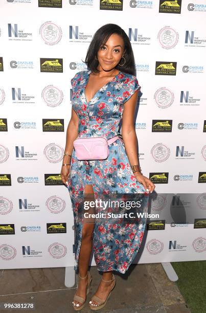 Amal Fashanu attends the Paul Strank Charitable Trust Summer party at Sanctum Soho Hotel on July 11, 2018 in London, England.