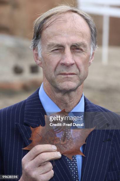 Sir Ranulph Fiennes attends photocall at a luncheon where he will speak about Children's perceptions of Nature's influence on life on earth at London...