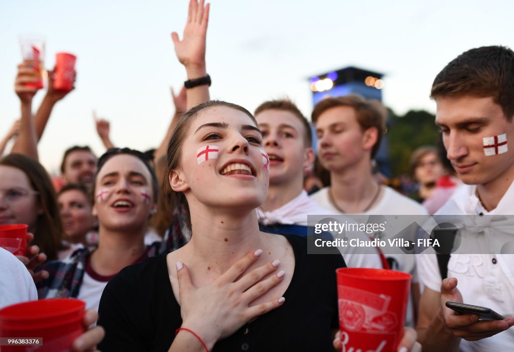 England v Croatia: Semi Final - FIFA Fan Festival