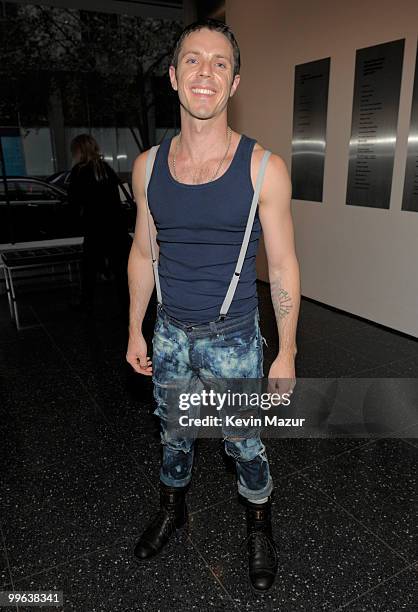 Exclusive* Jake Shears of the Scissor Sisters attends the "Stones in Exile" screening at The Museum of Modern Art on May 11, 2010 in New York City....