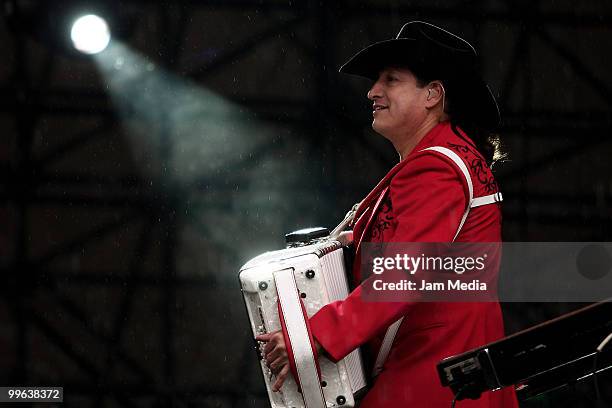 Gigante de America performs onstage during the Vive Grupero 2010 Music Festival at Sol Forum on May 16, 2010 in Mexico City, Mexico.