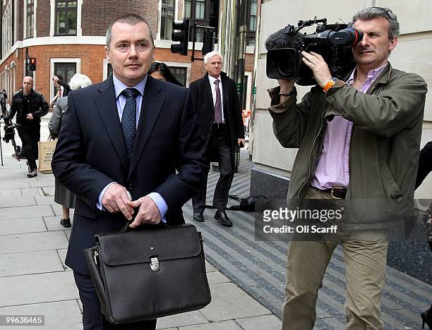 Willie Walsh , the Chief Executive of British Airways, leaves the Department of Transport after holding talks with the Transport Secretary Philip...