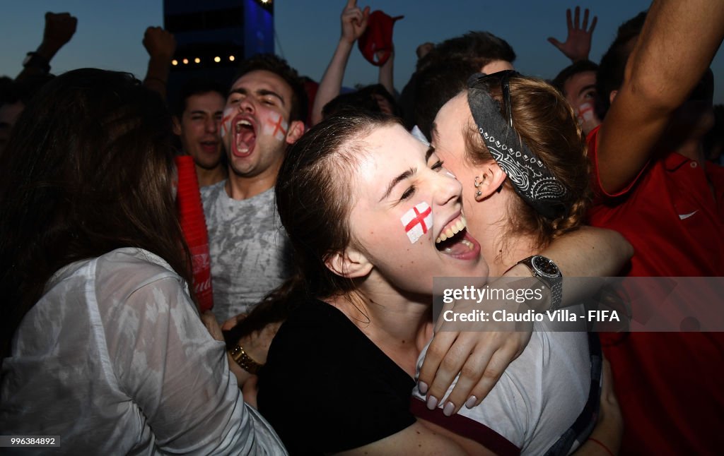 England v Croatia: Semi Final - FIFA Fan Festival