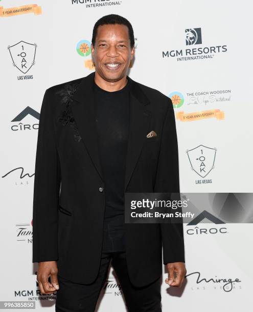 Producer Tony Cornelius attends the 5th Anniversary gala for the Coach Woodson Invitational presented by MGM Resorts International and produced by...