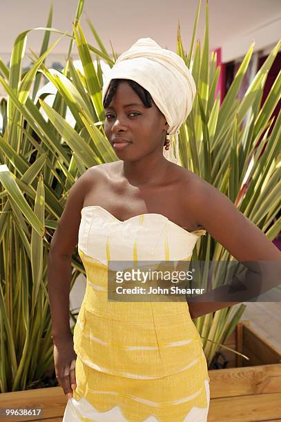 Actress Djeneba Kone attends 'A Screaming Man' portrait session at Unifrance during the 63rd Annual Cannes Film Festival on May 17, 2010 in Cannes,...