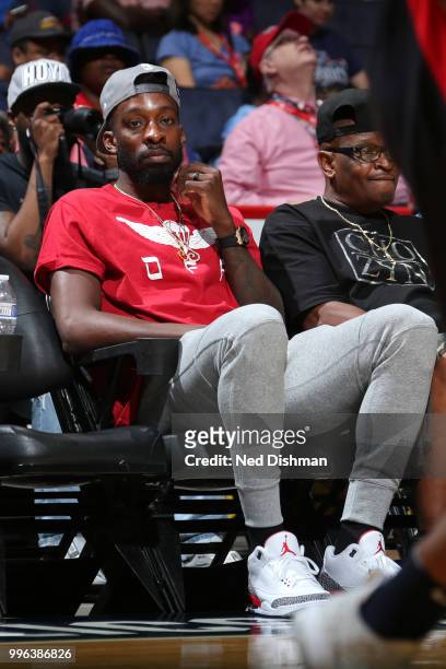 Jeff Green attends the Atlanta Dream game against the Washington Mystics on July 11, 2018 at Capital One Arena in Washington, DC. NOTE TO USER: User...