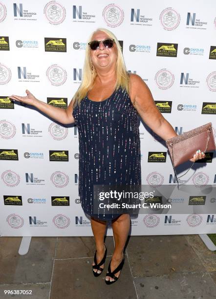 Vanessa Feltz attends the Paul Strank Charitable Trust Summer party at Sanctum Soho Hotel on July 11, 2018 in London, England.