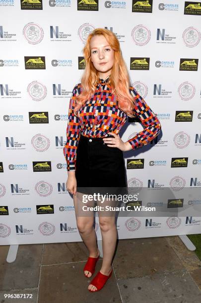 Victoria Clay attends the Paul Strank Charitable Trust Summer party at Sanctum Soho Hotel on July 11, 2018 in London, England.