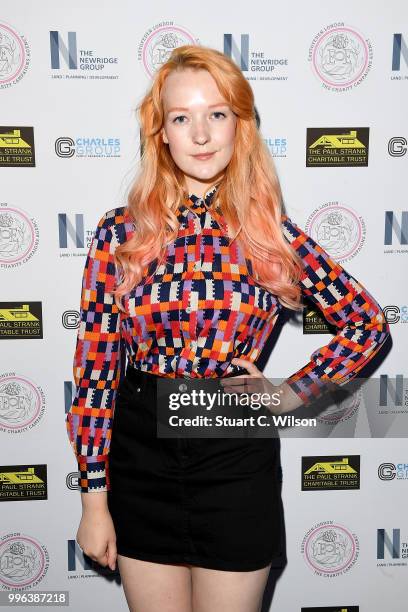 Victoria Clay attends the Paul Strank Charitable Trust Summer party at Sanctum Soho Hotel on July 11, 2018 in London, England.