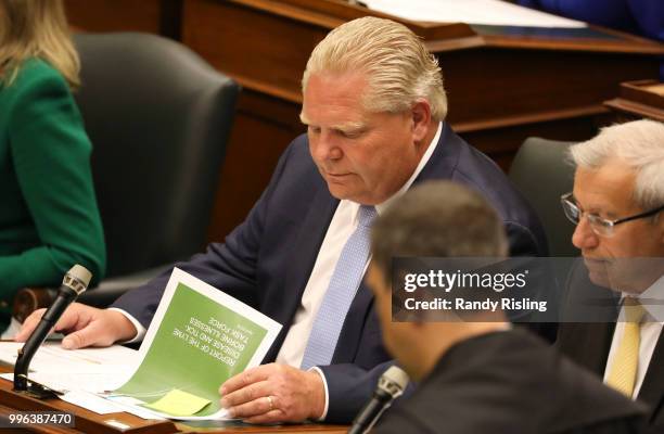 July 11: Progressive Conservative MPPs and Premier Doug Ford sat in the Legislature at Queen's Park for the first time since winning the provincial...