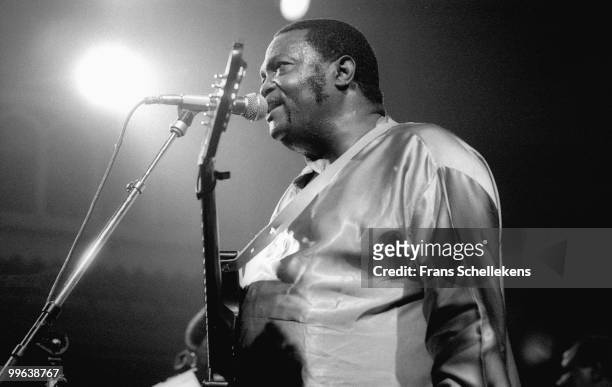 Franco from Congo performs live at Paradiso in Amsterdam, Netherlands on August 16 1984
